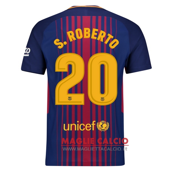 nuova maglietta barcellona 2017-2018 s.roberto 20 prima